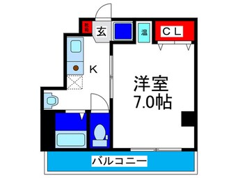 間取図 プレアデス桃谷