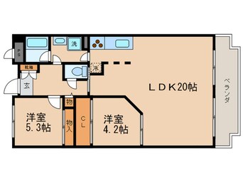 間取図 メルシ－瀬田