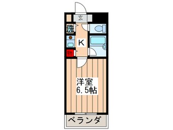 間取図 CityLifeｸﾗｳﾝﾊｲﾑ長堀通(302)