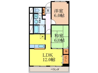 間取図 アルカディアイースト