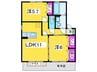 サンセ－ルＳ 2LDKの間取り
