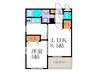 ＣｏＣｏＳＡＮＪＯ 1LDKの間取り