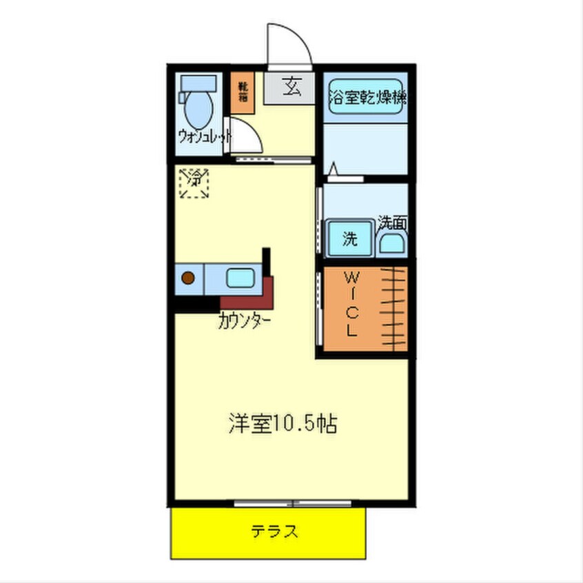 間取図 シャーメゾン満寿