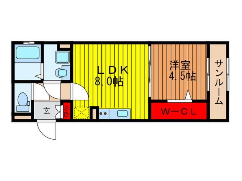 間取図 白井ハイツ