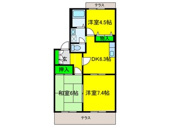 間取図 メゾン隆生