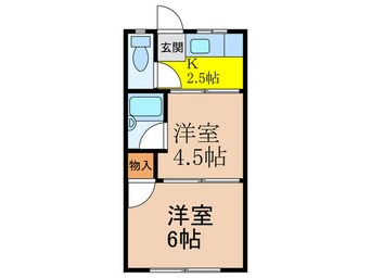 間取図 橋本アパ－ト