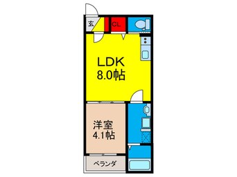 間取図 AS　ADAS