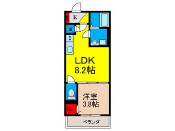 間取図 AS　ADAS