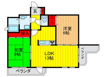 間取図 ＪＥＮハイツ