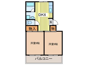 間取図 大蓮グリーンマンション