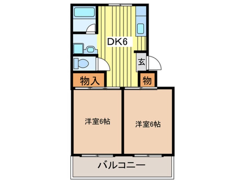 間取図 大蓮グリーンマンション