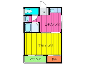 間取図 プチメゾンアオバ