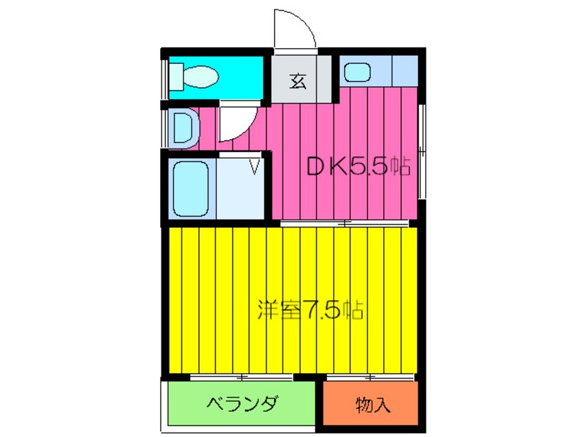 間取図 プチメゾンアオバ