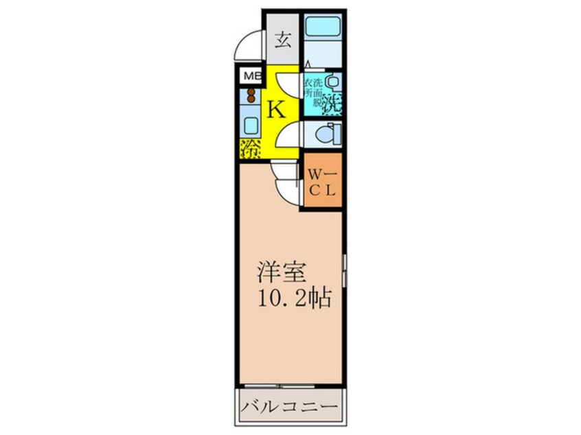 間取図 フジパレス吹田イ－ストⅢ番館