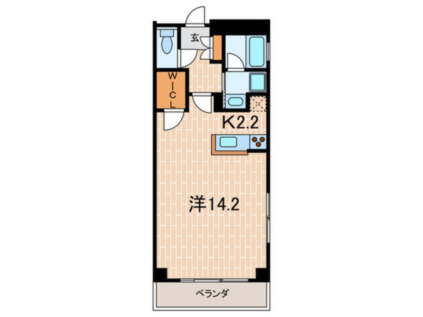 間取図 イルシオン・ド・芦屋