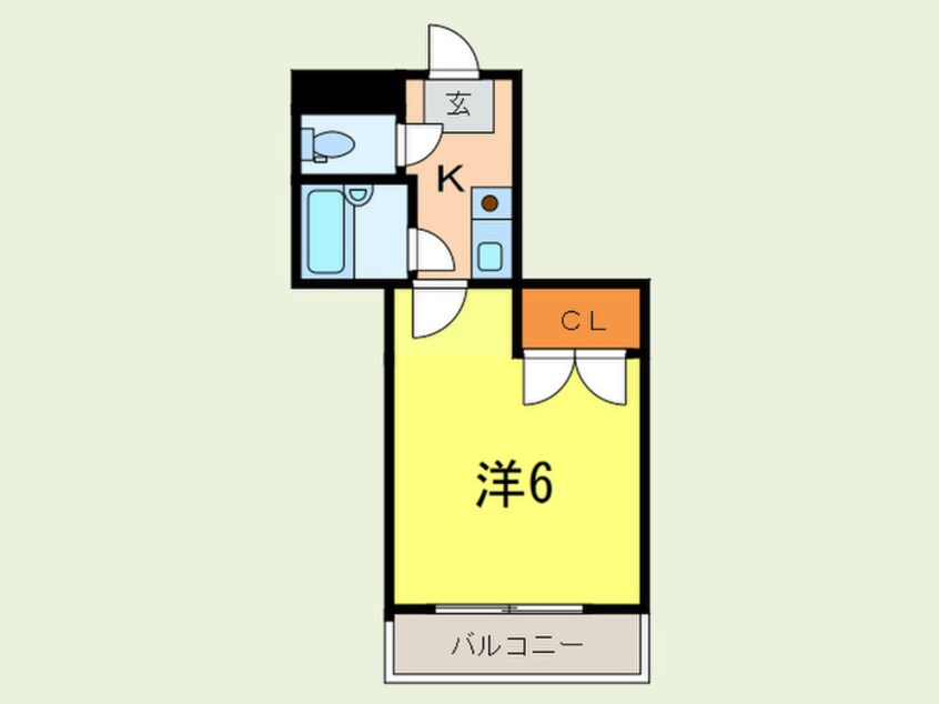 間取図 ロイヤルコ－ト神戸岡本