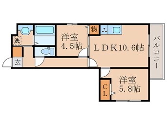 間取図 深草プロジェクトB棟