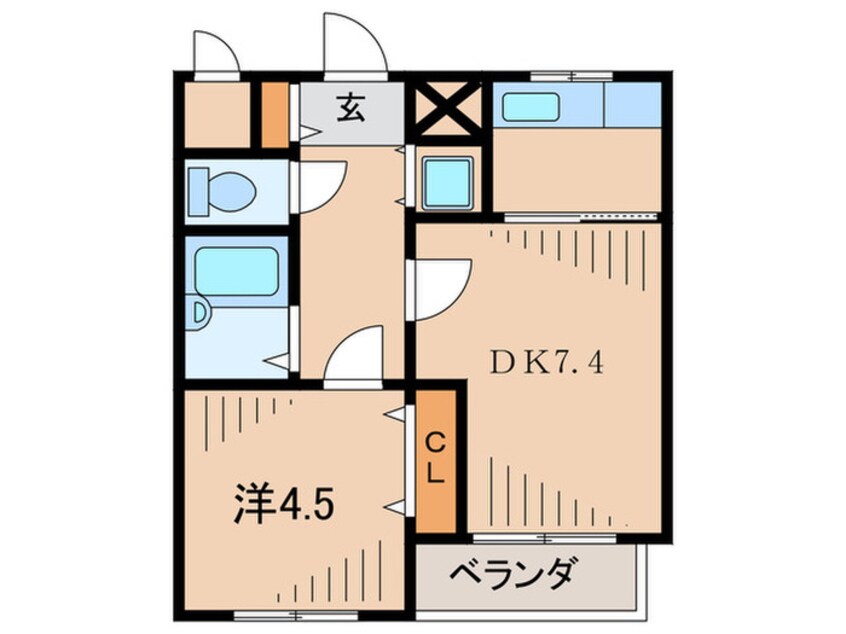 間取図 オ－キッド武庫川