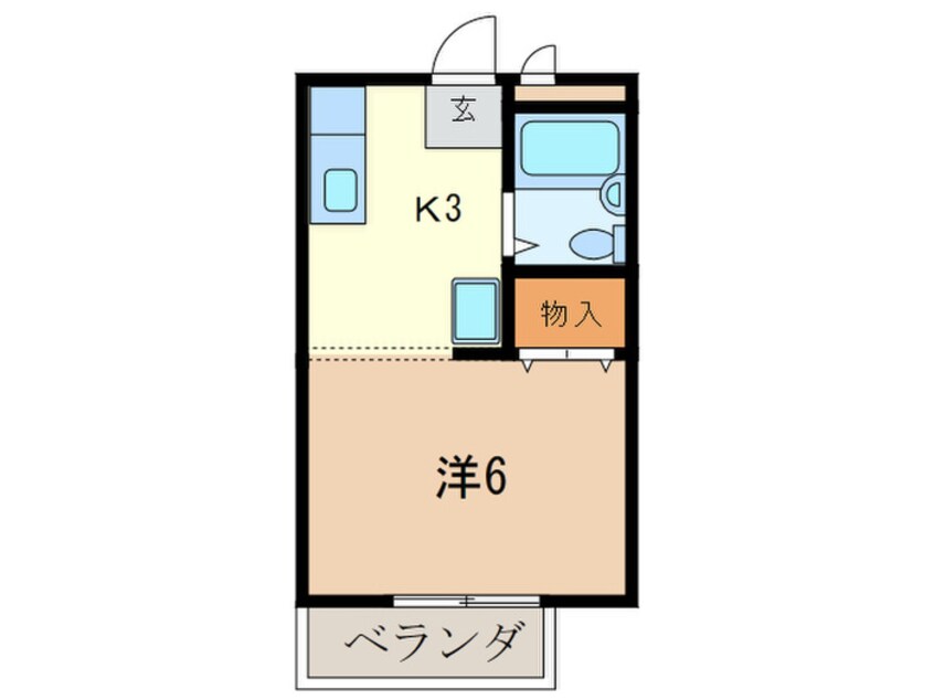 間取図 ハイツ翠苑