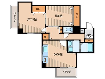 間取図 エバーグレイス塚口