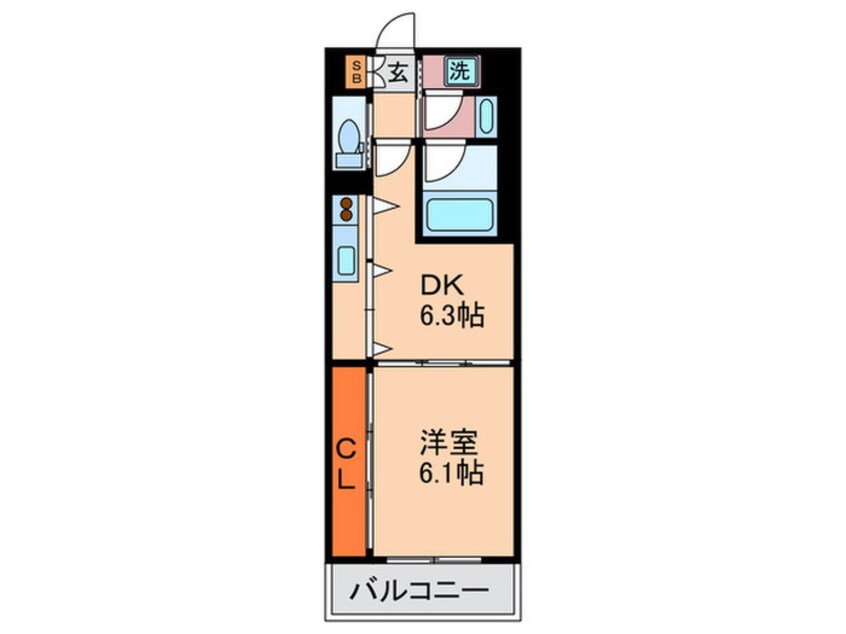 間取図 ＧｒａｎｄＥｔｅｒｎａ京都