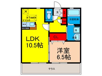 間取図 ドゥ・リュエルA