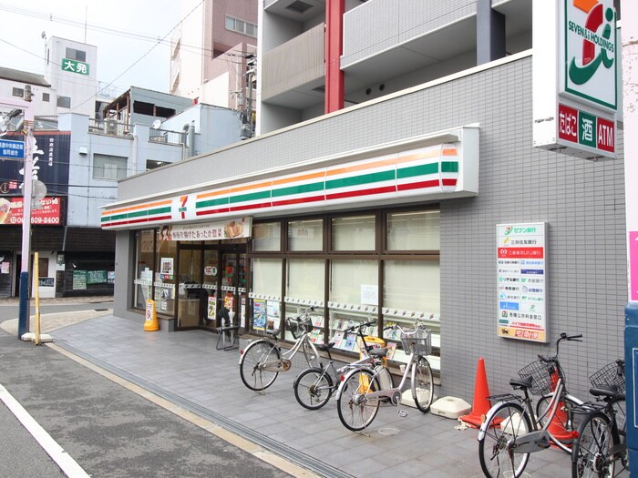 セブンイレブンJR長居駅前店(コンビニ)まで80m ルーブル