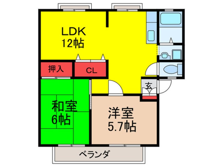 間取図 サンクレール