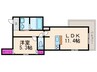 Ａｌｅｇｒｉａ高槻本町 1LDKの間取り