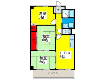 間取図 ウィンディ田中