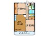 ロイヤルクレール 2LDKの間取り