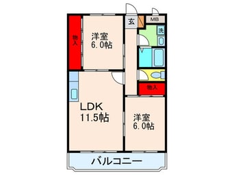 間取図 ロイヤルクレール
