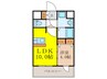 ﾌﾟﾚｻﾝｽ新大阪ｲｵﾘｱ（601） 1LDKの間取り