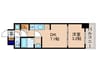 ﾌﾟﾚｻﾝｽTHE　KYOTO吉祥院（608） 1DKの間取り