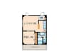 Ｖｉｌｌａｇｅ　Ｃｏｕｒｔ 1LDKの間取り
