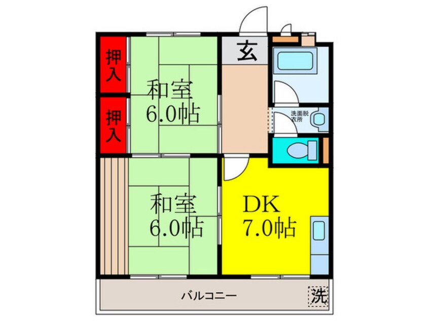 間取図 富士マンション