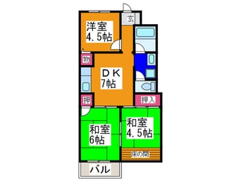 間取図 ＳＡＭＵＲＡＩマンション
