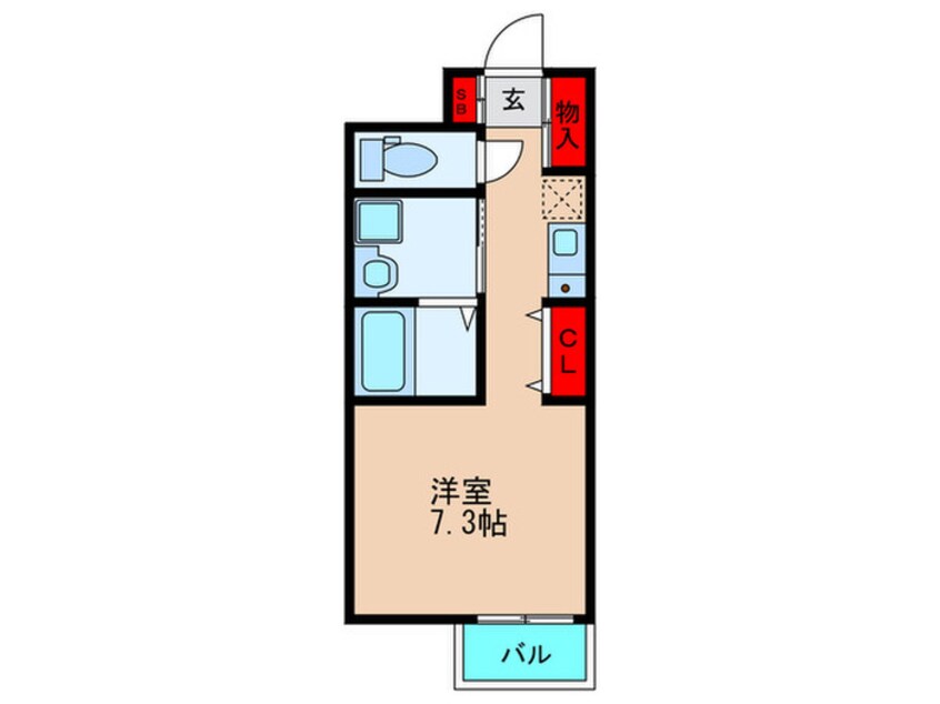 間取図 ｃｈｏｕｃｈｏｕ中宮