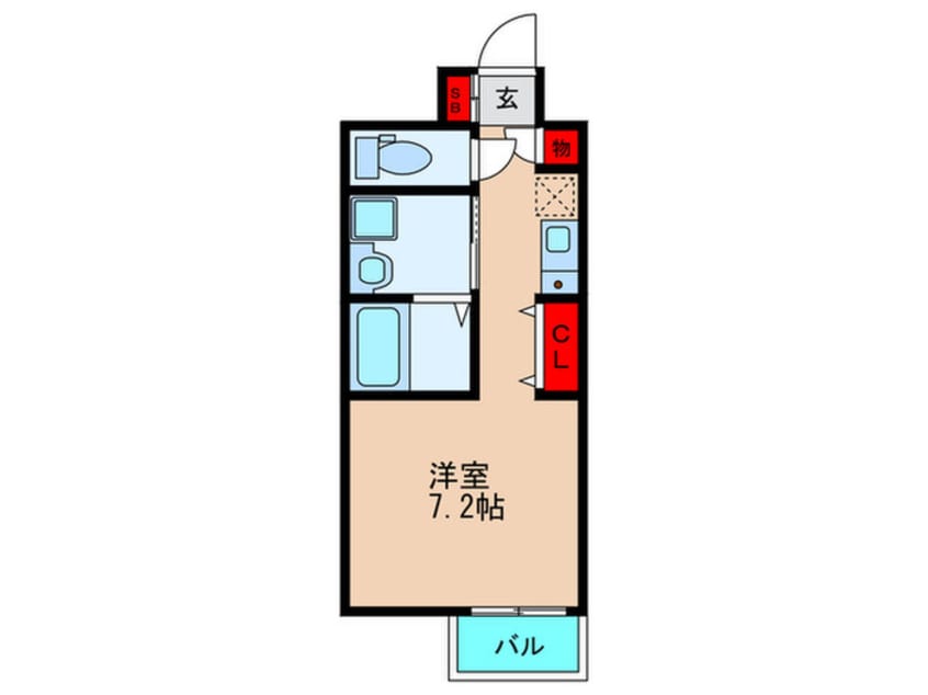 間取図 ｃｈｏｕｃｈｏｕ中宮