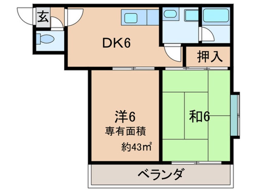 間取図 グルパ松原