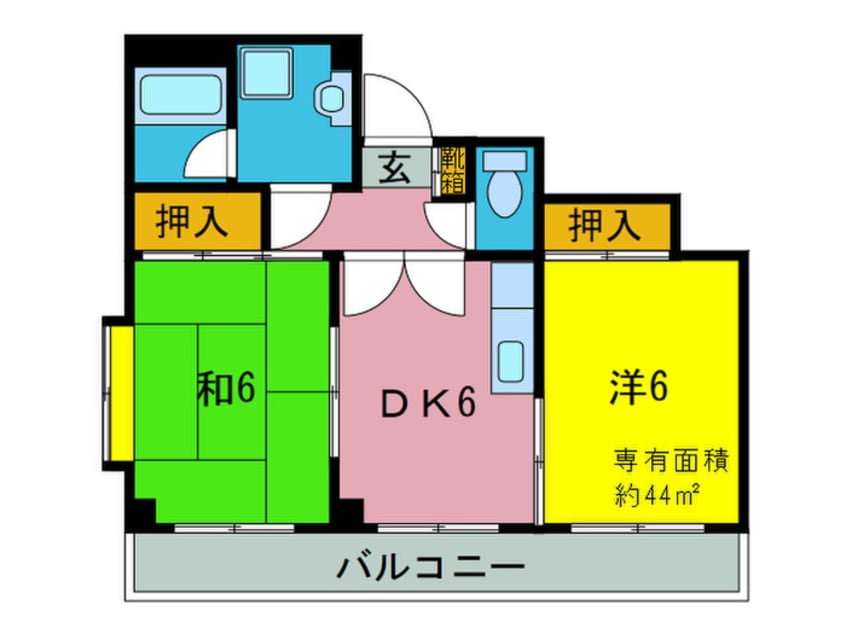間取図 グルパ松原