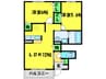 エレガントヒルA 2LDKの間取り