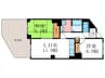 サン・フローラ 2LDKの間取り