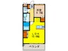 ラヴニ－ル 1LDKの間取り