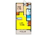 ラヴニ－ル 1LDKの間取り