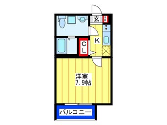 間取図 オウルージュ鶴橋