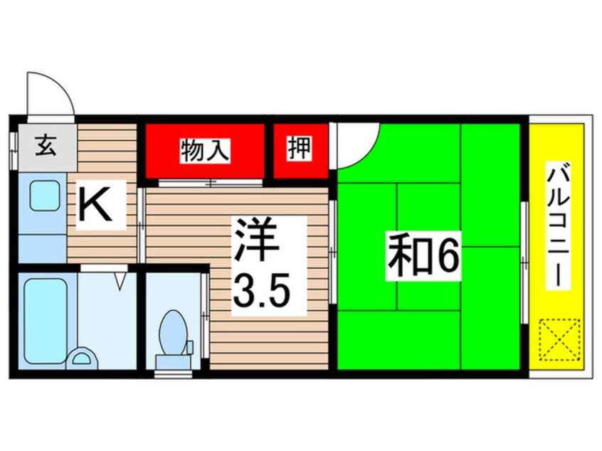 間取図 野元ハイツ