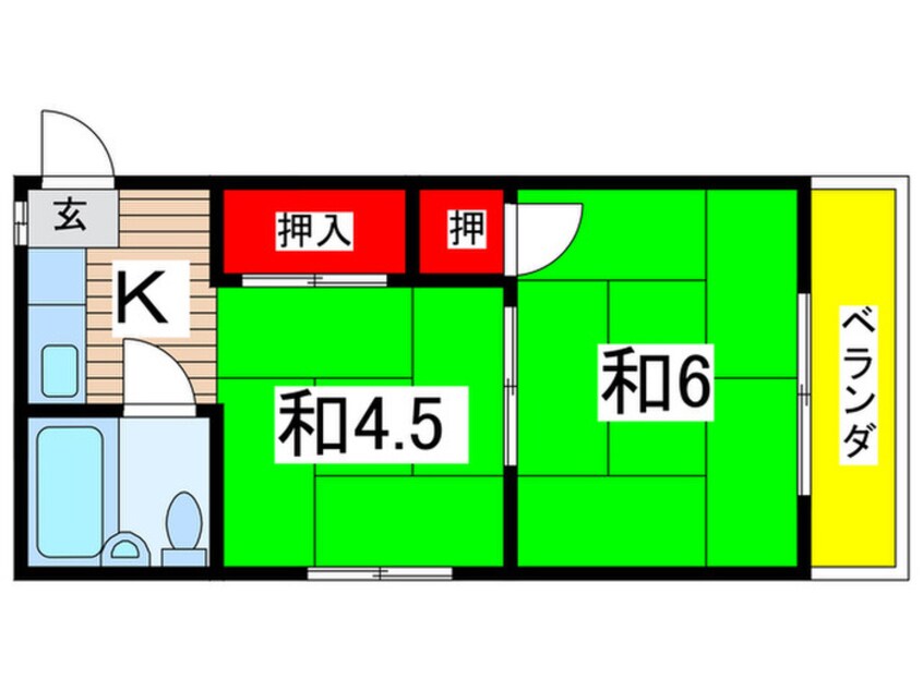 間取図 野元ハイツ