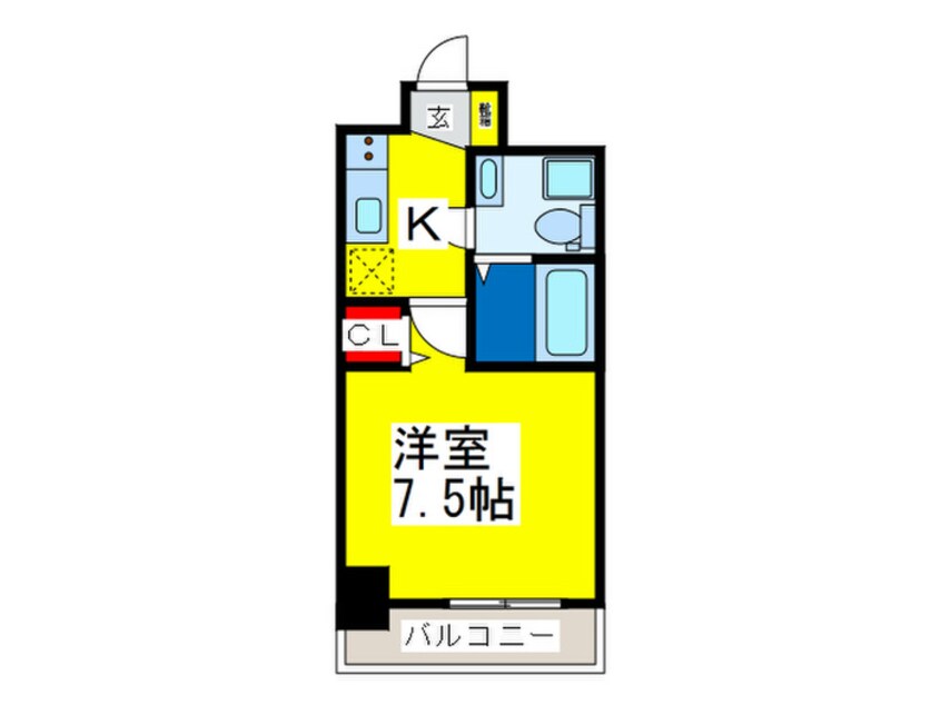 間取図 ラシーヌ宿院