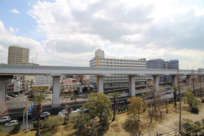 室内からの展望 ラシーヌ宿院